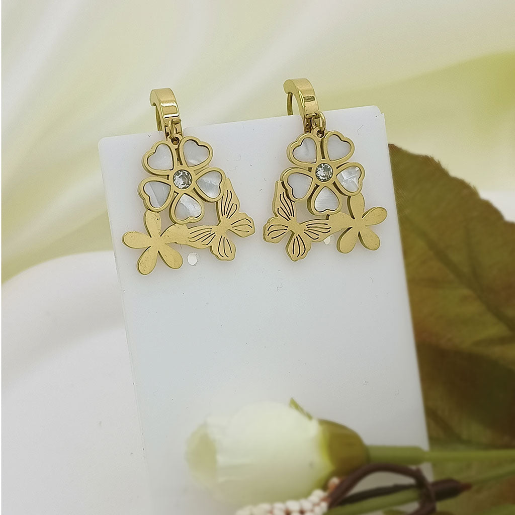 Butterfly and mini flower charms