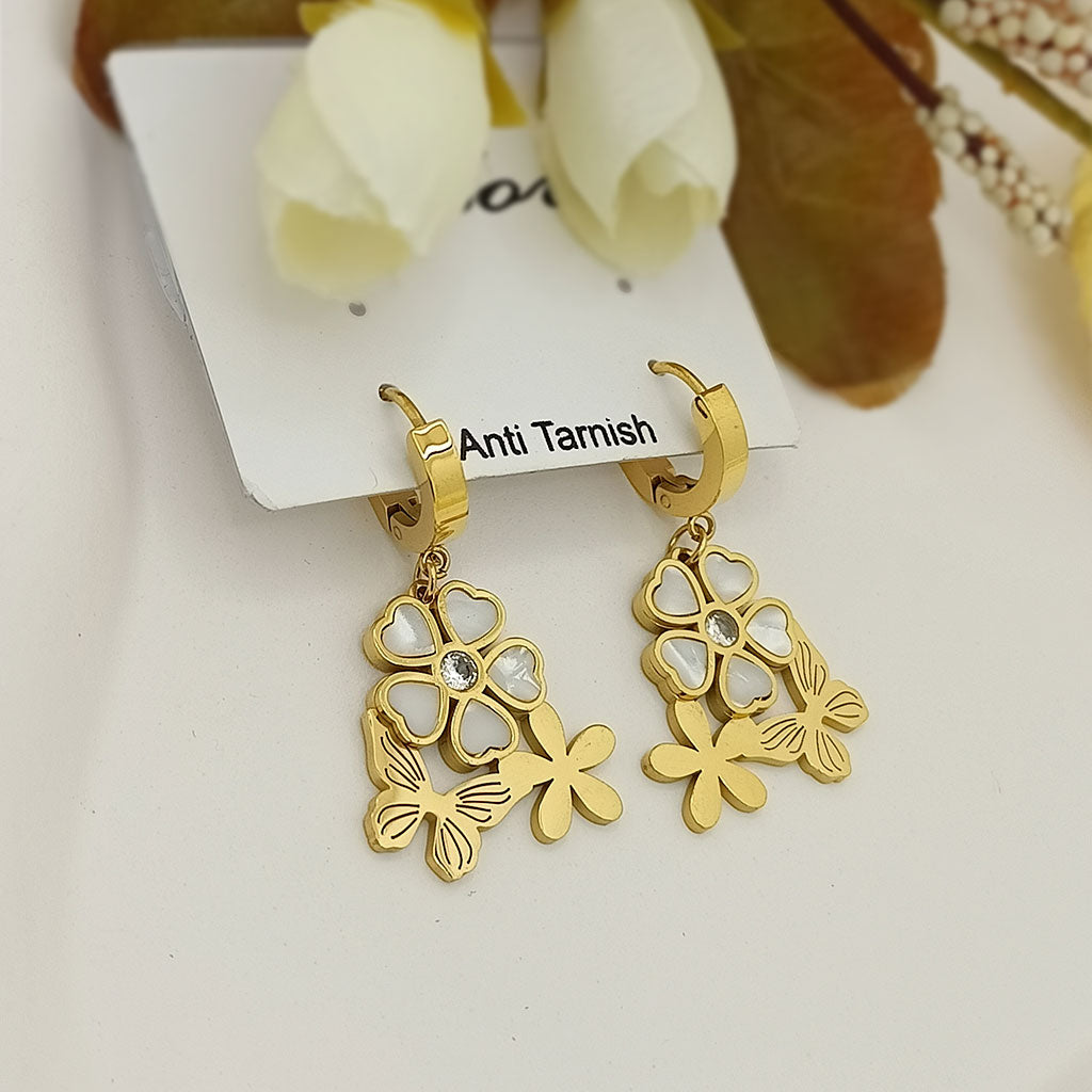 Butterfly and mini flower charms