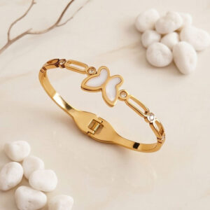 butterfly gold bangle ( free size )