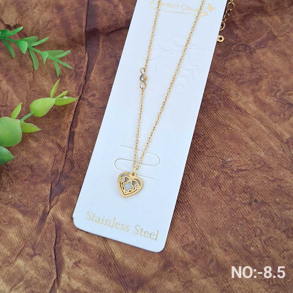 heart clover pendant necklace heart clover pendant necklace