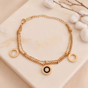 celeste circle charm bracelet