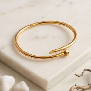 nail design gold bangle (free size)