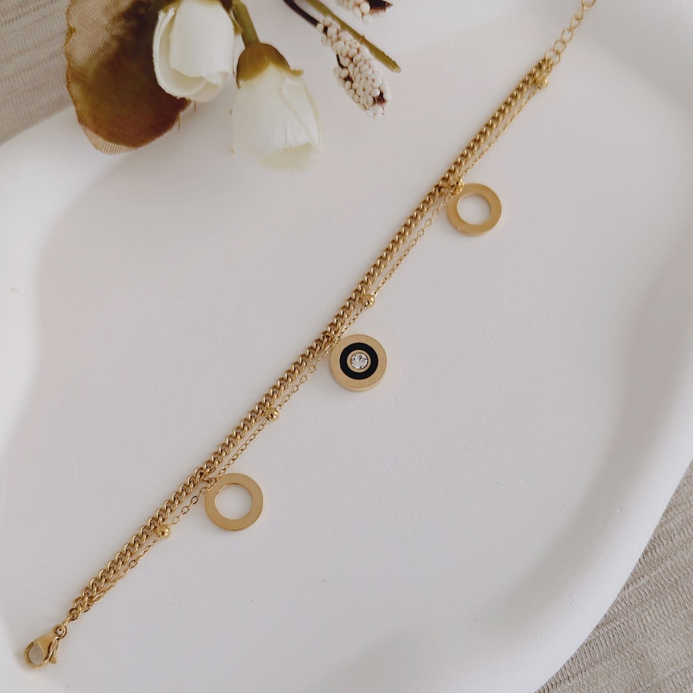 celeste circle charm bracelet celeste circle charm bracelet