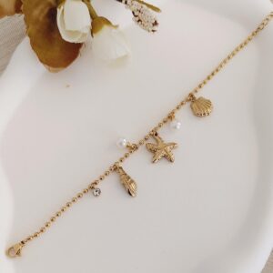 seaside charm pearl bracelet