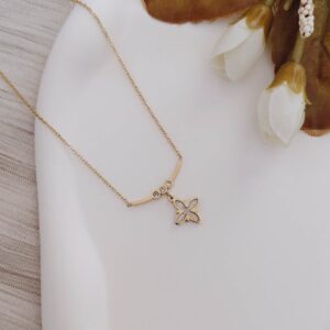 butterfly drop pendant