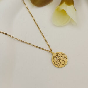 tree of life heart pendant necklace