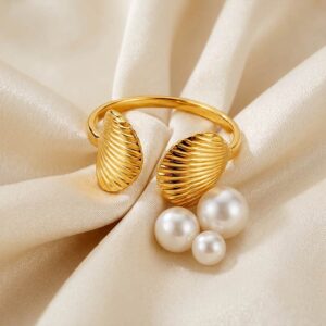 double shell open ring adjustable