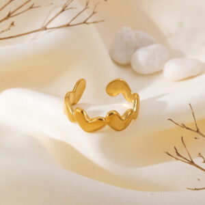 heart band adjustable ring